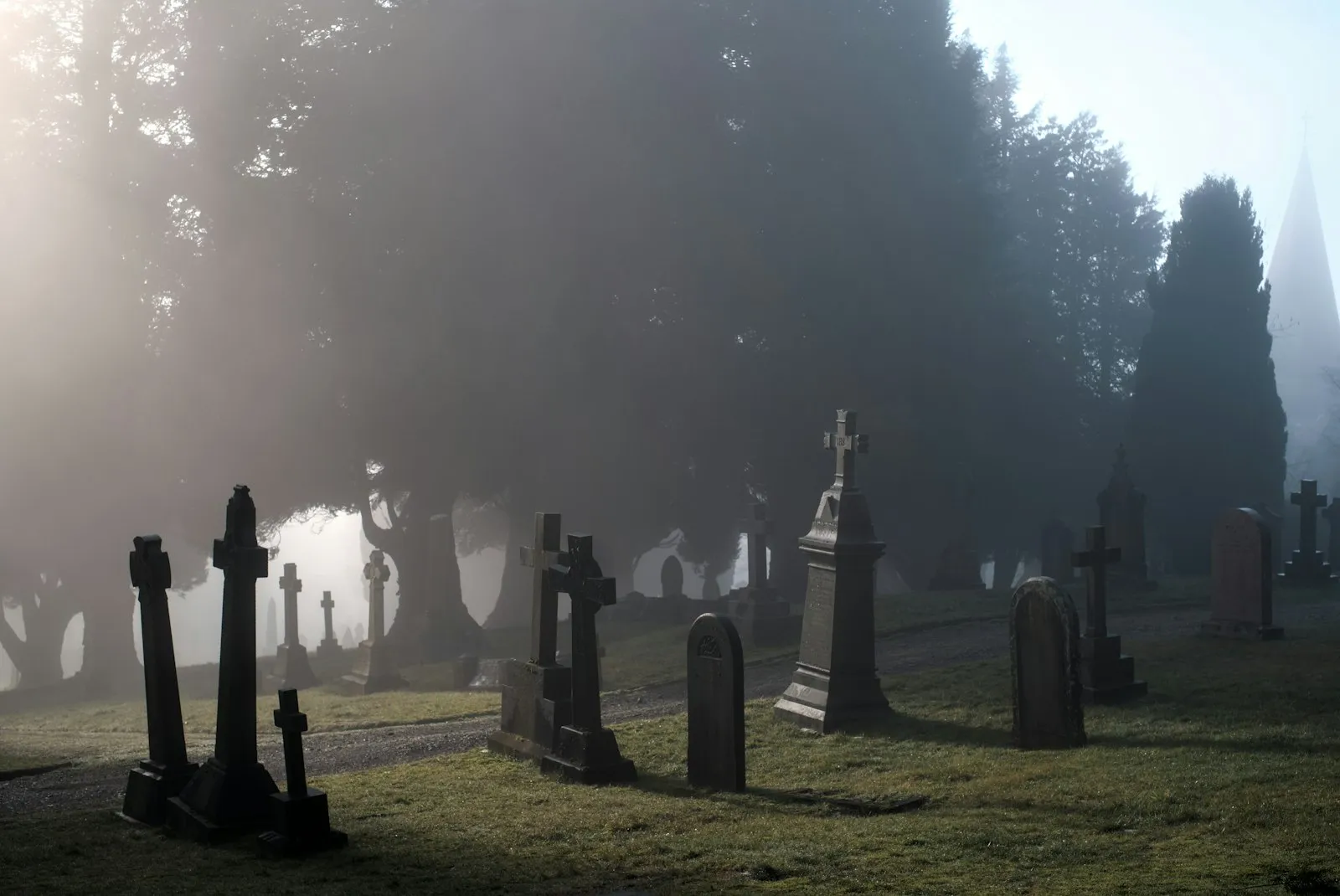 Illustration : cimetière