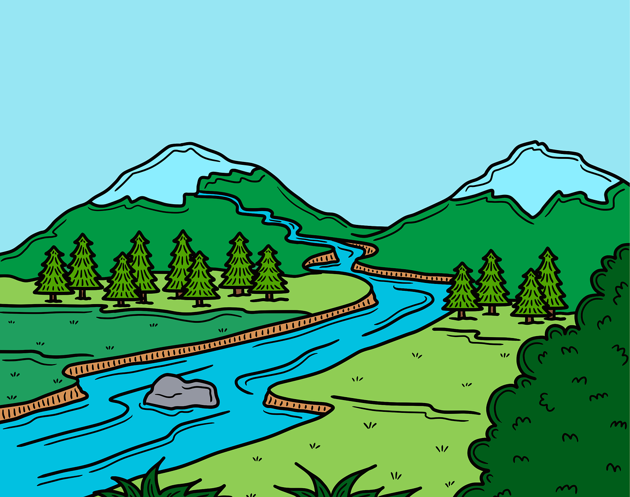 Illustration de la catégorie Éléments naturels
