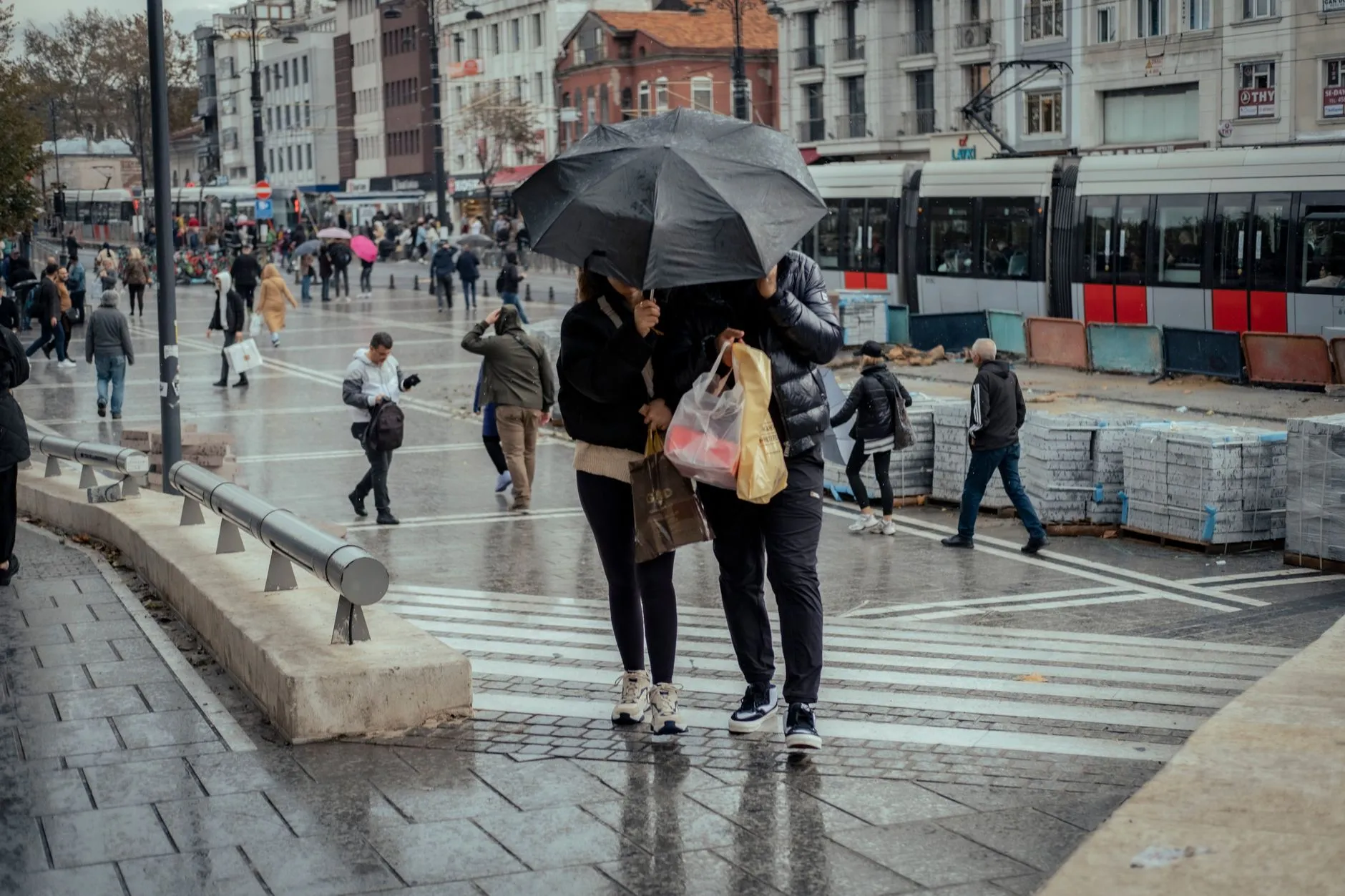Illustration : pluie